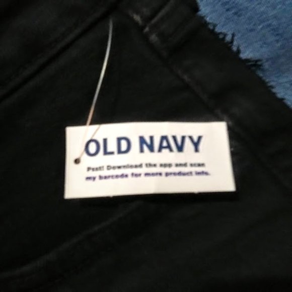 *OLD NAVY CURVY*O.G. STRAIGHT JEANS*DISTRESSED *WOMEN 14W*BUTTON FLY*NWT* - Picture 4 of 11